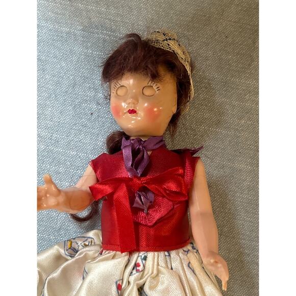 Vtg Fashion Sleepy Eyed Doll 1950s/60’s Hard Plastic 7.5 inch - Picture 5 of 8